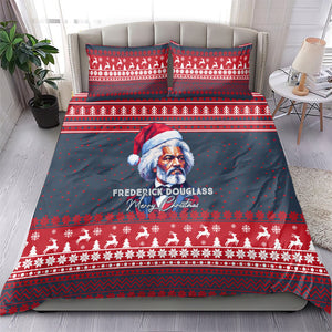 Frederick Douglass Christmas Bedding Set Power Concedes Nothing Quote Ugly Sweater Knitted Pattern