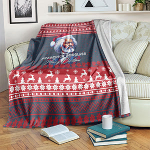 Frederick Douglass Christmas Blanket Power Concedes Nothing Quote Ugly Sweater Knitted Pattern