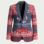 Frederick Douglass Christmas Blazer Power Concedes Nothing Quote Ugly Sweater Knitted Pattern