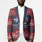 Frederick Douglass Christmas Blazer Power Concedes Nothing Quote Ugly Sweater Knitted Pattern