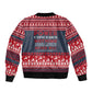 Frederick Douglass Christmas Bomber Jacket Power Concedes Nothing Quote Ugly Sweater Knitted Pattern