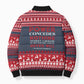Frederick Douglass Christmas Bomber Puffer Jacket Power Concedes Nothing Quote Ugly Sweater Knitted Pattern