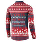 Frederick Douglass Christmas Button Sweatshirt Power Concedes Nothing Quote Ugly Sweater Knitted Pattern