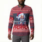 Frederick Douglass Christmas Button Sweatshirt Power Concedes Nothing Quote Ugly Sweater Knitted Pattern