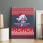 Frederick Douglass Christmas Canvas Wall Art Power Concedes Nothing Quote Ugly Sweater Knitted Pattern