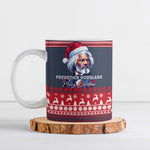 Frederick Douglass Christmas Ceramic Mug Power Concedes Nothing Quote Ugly Sweater Knitted Pattern