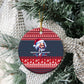 Frederick Douglass Christmas Ceramic Ornament Power Concedes Nothing Quote Ugly Knitted Pattern