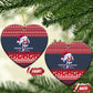 Frederick Douglass Christmas Ceramic Ornament Power Concedes Nothing Quote Ugly Knitted Pattern