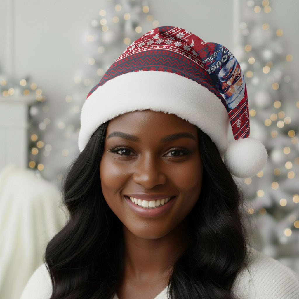 Frederick Douglass Christmas Santa Hat Power Concedes Nothing Quote Ugly Knitted Pattern