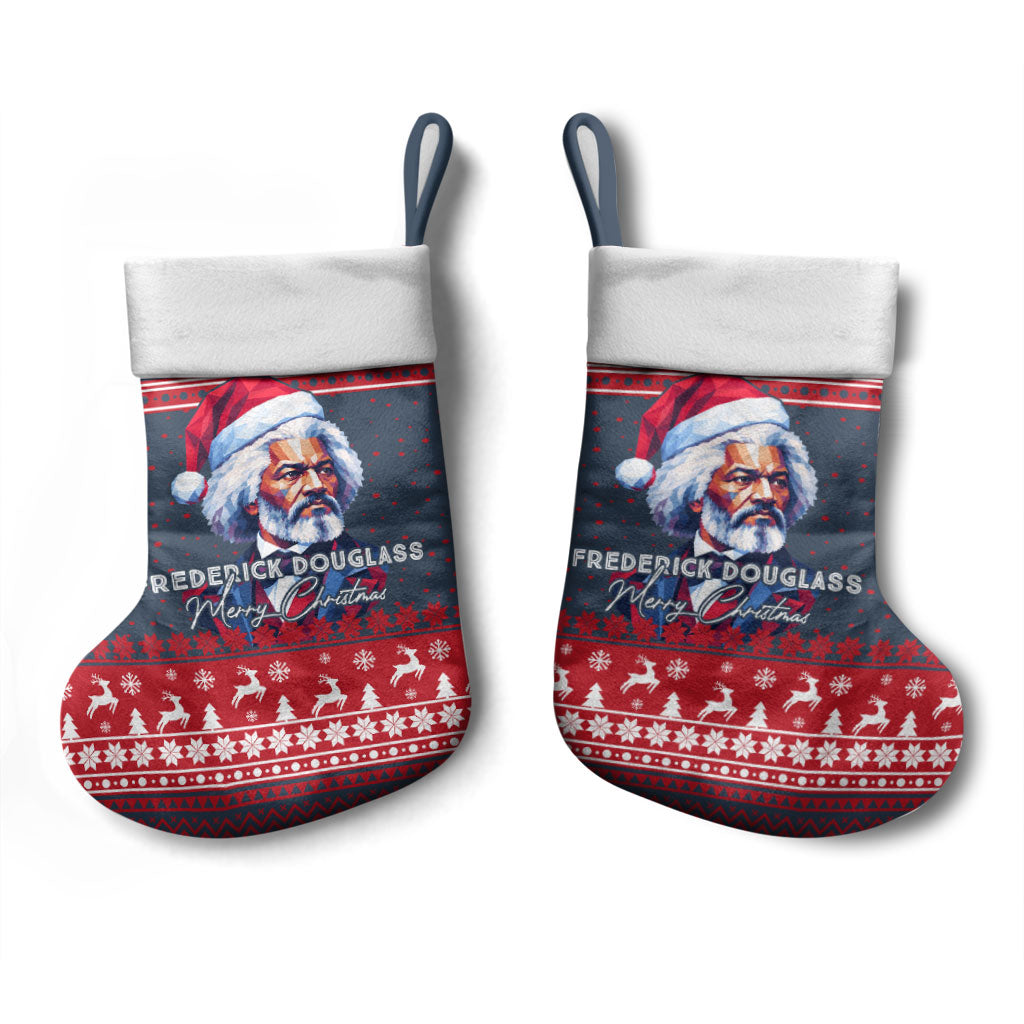 Frederick Douglass Christmas Stocking Power Concedes Nothing Quote Ugly Knitted Pattern