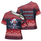 Frederick Douglass Christmas Cross Shoulder Shirt Power Concedes Nothing Quote Ugly Sweater Knitted Pattern