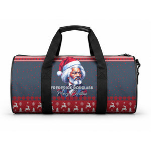 Frederick Douglass Christmas Duffle Bag Power Concedes Nothing Quote Ugly Sweater Knitted Pattern