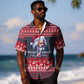 Frederick Douglass Christmas Hawaiian Shirt Power Concedes Nothing Quote Ugly Sweater Knitted Pattern