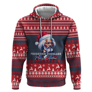 Frederick Douglass Christmas Hoodie Power Concedes Nothing Quote Ugly Sweater Knitted Pattern