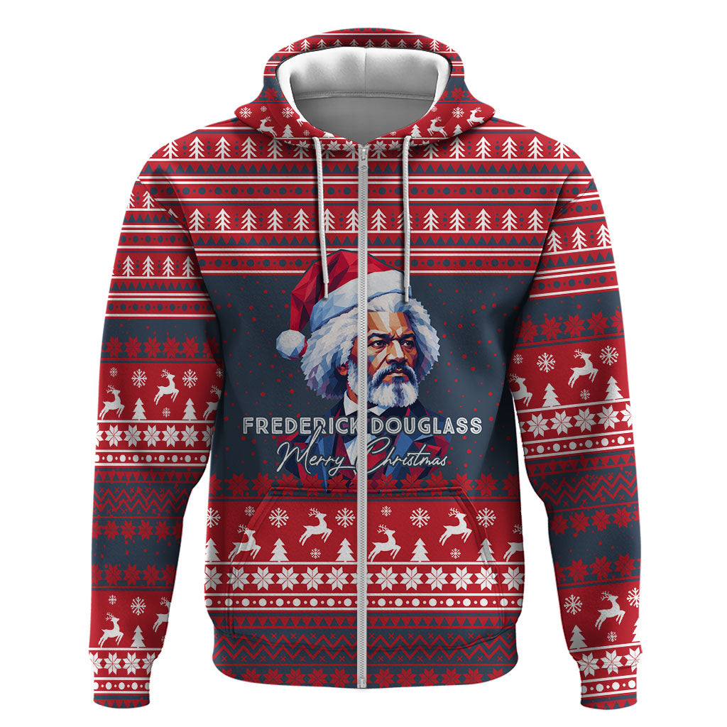 Frederick Douglass Christmas Hoodie Power Concedes Nothing Quote Ugly Sweater Knitted Pattern