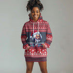 Frederick Douglass Christmas Hoodie Dress Power Concedes Nothing Quote Ugly Sweater Knitted Pattern