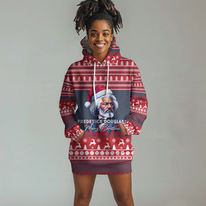 Frederick Douglass Christmas Hoodie Dress Power Concedes Nothing Quote Ugly Sweater Knitted Pattern