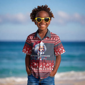 Frederick Douglass Christmas Kid Hawaiian Shirt Power Concedes Nothing Quote Ugly Sweater Knitted Pattern
