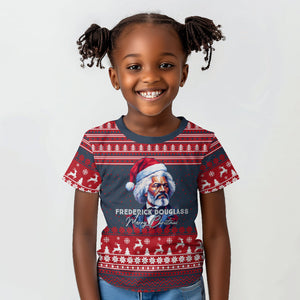 Frederick Douglass Christmas Kid T shirt Power Concedes Nothing Quote Ugly Sweater Knitted Pattern
