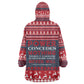 Frederick Douglass Christmas Kid Wearable Blanket Hoodie Power Concedes Nothing Quote Ugly Sweater Knitted Pattern