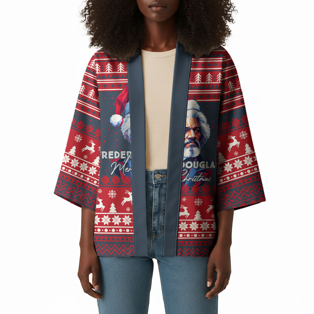 Frederick Douglass Christmas Kimono Power Concedes Nothing Quote Ugly Sweater Knitted Pattern