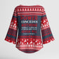 Frederick Douglass Christmas Kimono Sleeve Blouse Power Concedes Nothing Quote Ugly Sweater Knitted Pattern