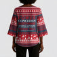 Frederick Douglass Christmas Kimono Sleeve Blouse Power Concedes Nothing Quote Ugly Sweater Knitted Pattern