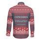 Frederick Douglass Christmas Long Sleeve Button Shirt Power Concedes Nothing Quote Ugly Sweater Knitted Pattern