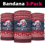 Frederick Douglass Christmas Neck Gaiter Power Concedes Nothing Quote Ugly Sweater Knitted Pattern