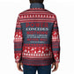 Frederick Douglass Christmas Padded Jacket Power Concedes Nothing Quote Ugly Sweater Knitted Pattern