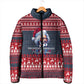 Frederick Douglass Christmas Padded Jacket Power Concedes Nothing Quote Ugly Sweater Knitted Pattern