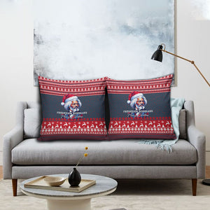 Frederick Douglass Christmas Pillow Cover Power Concedes Nothing Quote Ugly Sweater Knitted Pattern