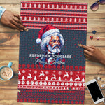Frederick Douglass Christmas Puzzle Power Concedes Nothing Quote Ugly Sweater Knitted Pattern