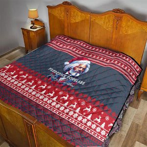 Frederick Douglass Christmas Quilt Power Concedes Nothing Quote Ugly Sweater Knitted Pattern