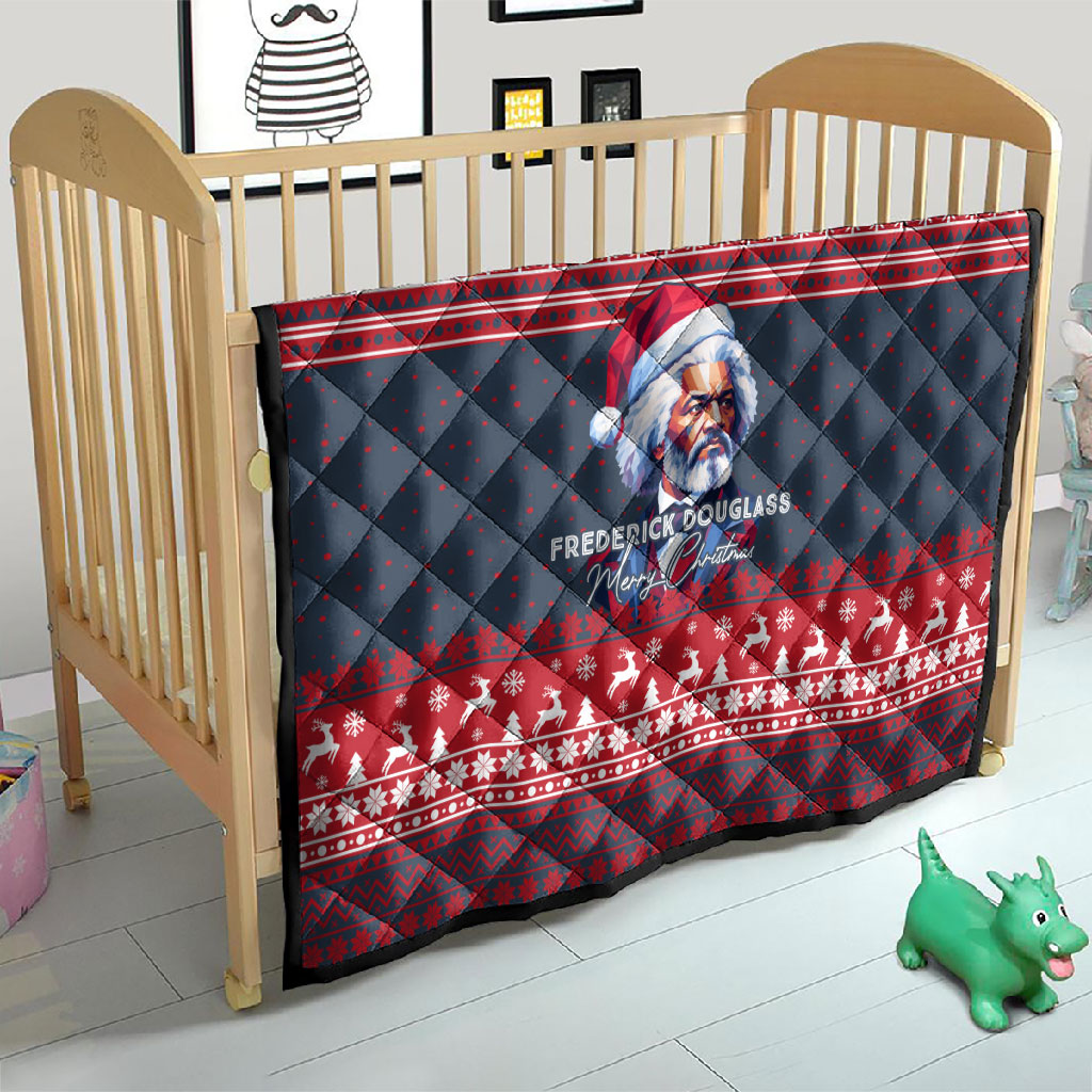 Frederick Douglass Christmas Quilt Power Concedes Nothing Quote Ugly Sweater Knitted Pattern