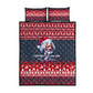 Frederick Douglass Christmas Quilt Bed Set Power Concedes Nothing Quote Ugly Sweater Knitted Pattern