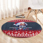 Frederick Douglass Christmas Round Carpet Power Concedes Nothing Quote Ugly Sweater Knitted Pattern