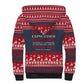 Frederick Douglass Christmas Sherpa Hoodie Power Concedes Nothing Quote Ugly Sweater Knitted Pattern