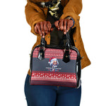 Frederick Douglass Christmas Shoulder Handbag Power Concedes Nothing Quote Ugly Sweater Knitted Pattern