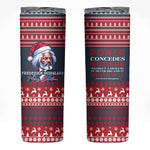 Frederick Douglass Christmas Skinny Tumbler Power Concedes Nothing Quote Ugly Sweater Knitted Pattern