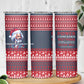 Frederick Douglass Christmas Skinny Tumbler Power Concedes Nothing Quote Ugly Sweater Knitted Pattern