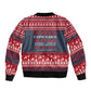 Frederick Douglass Christmas Sleeve Zip Bomber Jacket Power Concedes Nothing Quote Ugly Sweater Knitted Pattern