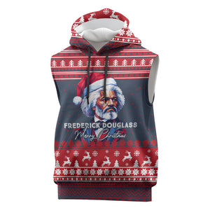 Frederick Douglass Christmas Sleeveless Hoodie Power Concedes Nothing Quote Ugly Sweater Knitted Pattern