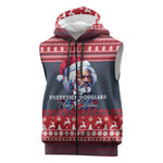 Frederick Douglass Christmas Sleeveless Zip Hoodie Power Concedes Nothing Quote Ugly Sweater Knitted Pattern