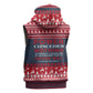 Frederick Douglass Christmas Sleeveless Zip Hoodie Power Concedes Nothing Quote Ugly Sweater Knitted Pattern