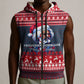 Frederick Douglass Christmas Sleeveless Zip Hoodie Power Concedes Nothing Quote Ugly Sweater Knitted Pattern