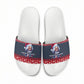 Frederick Douglass Christmas Slide Sandals Power Concedes Nothing Quote Ugly Sweater Knitted Pattern