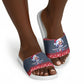 Frederick Douglass Christmas Slide Sandals Power Concedes Nothing Quote Ugly Sweater Knitted Pattern