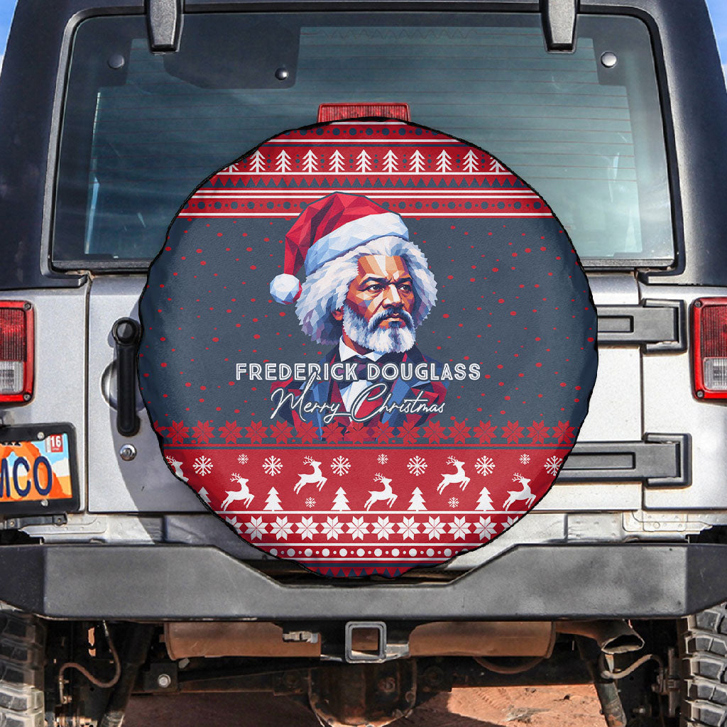 Frederick Douglass Christmas Spare Tire Cover Power Concedes Nothing Quote Ugly Sweater Knitted Pattern