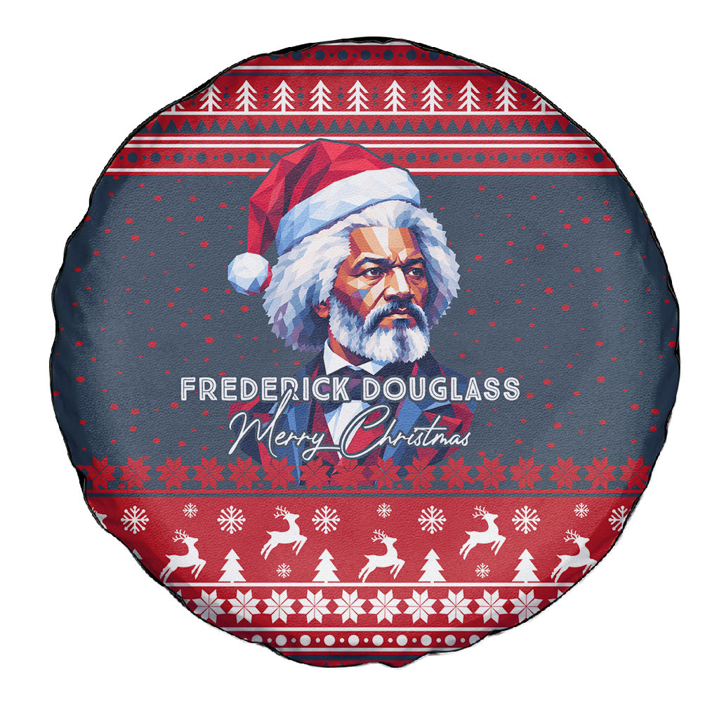 Frederick Douglass Christmas Spare Tire Cover Power Concedes Nothing Quote Ugly Sweater Knitted Pattern